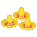 Miniature Yellow Plastic Sombrero